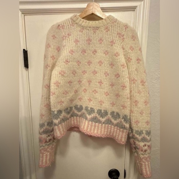 Love Shack Fancy Re-Edition Rosie Alpaca-Blend Pullover - Picture 3 of 8